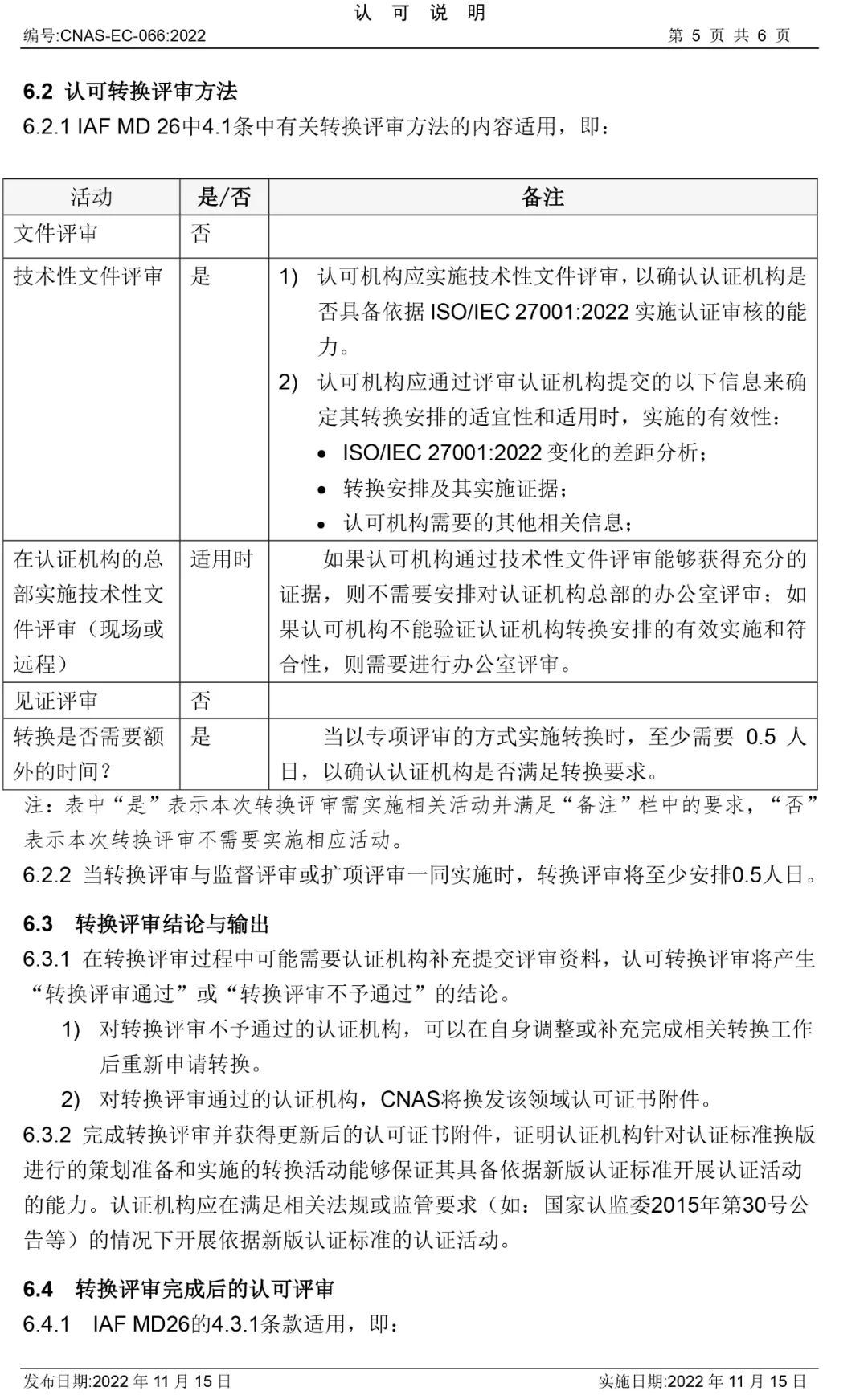 ISO/IEC27001:2022認(rèn)證標(biāo)準(zhǔn)換版認(rèn)可轉(zhuǎn)換說明公布