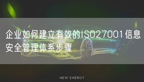 企業如何建立有效的ISO27001信息安全管理體系步驟(14)